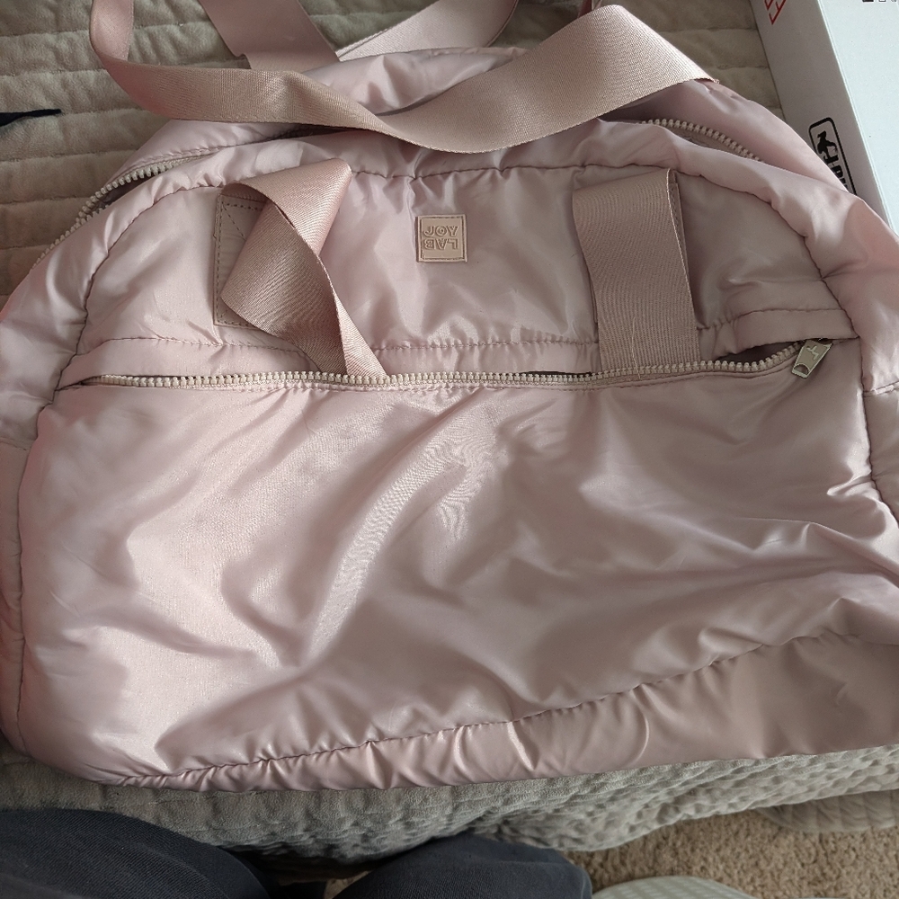 Light Pink Quilted Carryall Bag - JoyLab